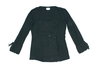 LINlEA TESINI Gothic Bluse Shirt gerafft schwarz 3/4 Arm 36
