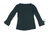 LINlEA TESINI Gothic Bluse Shirt gerafft schwarz 3/4 Arm 36