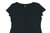 H&M Shirt Mini Kleid Kurzarm schwarz körpernah M