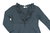 ESPRIT Shirt Kleid Empire Rüschen V-Ausschnitt grau M