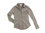 H&M Stretch Bluse tailliert Nadelstreifen Erdton V-Ausschnitt 34