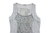 TREDY Spitzen Mini Kleid Tunika A-Linie Sommer grau 38