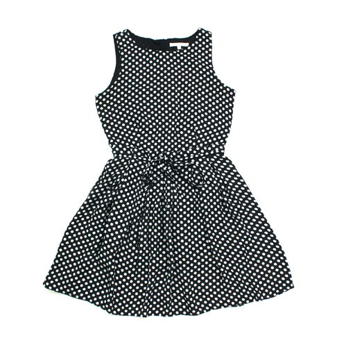 MANOSQUE Sommer Mini Kleid Dots Punkte schwarz weiß S