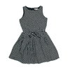 MANOSQUE Sommer Mini Kleid Dots Punkte schwarz weiß S