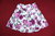 BENETTON Sommer Falten Rock A-Linie Blumen lila weiß 38