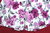 BENETTON Sommer Falten Rock A-Linie Blumen lila weiß 38