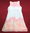 BETTY BARCLAY Sommer Lagen Kleid Midi A-Linie rosa weiß 44
