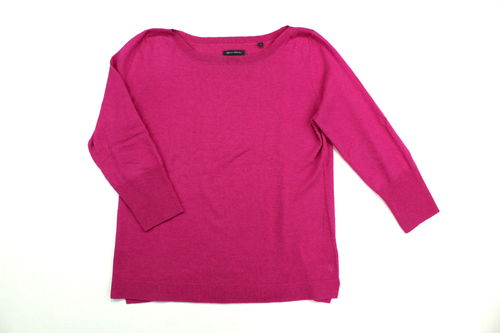 MARC O’POLO Strick Pullover Damen Wolle pink 3/4 Arm M