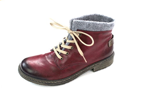 RIEKER Winter Boots Stiefeletten Damen Woll Futter warm 41