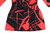 JOACHIM BOSSE Long Bluse Tunika Mini Kleid rot schwarz 38 40