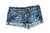 H&M DIVIDED Hüft Jeans Hot Pants Shorty Damen Schredder 34