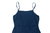 CHALOC Business Sommer Kleid lang Träger blau leicht 36