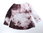 Netz Sommer Pullover Damen A-Linie Blume lila rosa M