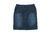 GERRY WEBER Jeans Rock midi Schlitz Denim blau 42